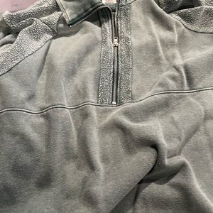 PINK large army green 1/4 zip